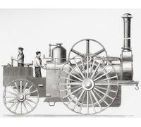 B.D. Taplin and Co Lincoln Traction Engine 1862. Da una storia concisa dell'esposizione internazionale del 1862 pubblicato nel 1862. Stampa poster di Ken Welsh (16 x 12)