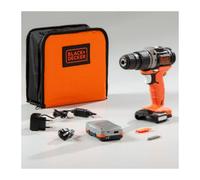 B+D TRAPANO C/PERCUSSIONE BDCHD12S1-QW 12V