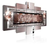 B&D XXL - Quadro in Vetro Acrilico da Esterno Astratto 5 Pezzi - Quadri Moderni per Bagno e Cucina - Pannelli Decorativi Elastico per Esterni e Soggiorno - Decorazione da parete e Giardino