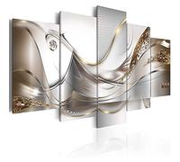 B&D XXL - Quadro su Vetro Acrilico Astratto 5 Parti Quadro Moderno Impreso Stampa Immagini Murale Fotografia Decorazione da parete