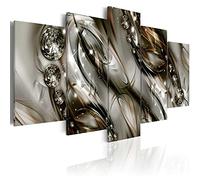 B&D XXL - Quadro su Vetro Acrilico Astratto 5 Parti Quadro Moderno Impreso Stampa Immagini Murale Fotografia Decorazione da parete