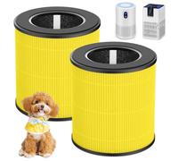 B-D02L/M05 True HEPA Filtro compatibile con VEWIOR B-D02U, per MOOKA B-D02L & M05, per Purifi d'aria Tailulu D10, filtro HEPA a 3 stadi H13 True per B-D02L/M05/B-D02U, confezione da 2