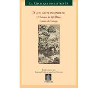 B. Didier D'une Gaite Ingenieuse. L'"Histoire De Gil Blas", Roman De (Tascabile)