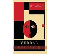 B F Skinner Verbal Behavior (Copertina rigida)
