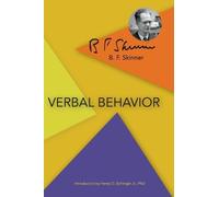 B F Skinner Verbal Behavior (Copertina rigida)