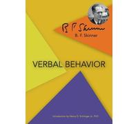 B F Skinner Verbal Behavior (Tascabile)