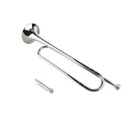 B Flat Bugle - Tromba in ottone retrò, standard per orchestra scolastica, strumento a fiato professionale in ottone con design a foro grande, facile da suonare per principianti, finitura lucida