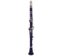 B Flat Clarinet con 17 Chiave, Design Squisito, Tasti Cupronickel, di Stoffa di Pulizia della Vezzatura Reed, Strumento ABS per Appassionati di Musica (BLACK) (BLUE) (blu scuro) (PURPLE