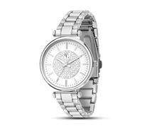B&G Belle - Orologio Donna Silver con Dettagli Floreali (R3853302507)