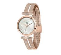 B&G Orologio Donna, Analogico, al Quarzo, Solo Tempo, Cinturino in Acciaio Maglia Milanese, Collezione Bling - R3853321501