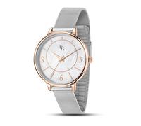 B&G Soleil - Orologio Donna Silver con Dettagli Rose Gold (R3853310501)