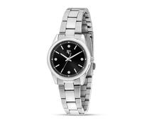 B&G Timeless - Orologio Donna Silver con Quadrante Nero (R3853316504)