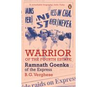 B. G. Verghese Warrior of the Fourth Estate (Tascabile)