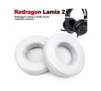 (B(grigio chiaro))Cuscinetti auricolari per cuffie di ricambio per Redragon Lamia 2 H320, tessuto a
