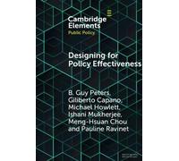 B. Guy Peters Giliberto Capano Michael Howlett Ish Designing for Pol (Tascabile)