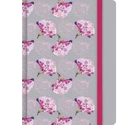 B&H Español Edi RVR 1960 Biblia de apuntes, gris y floreado (Copertina rigida)