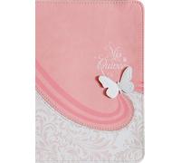 B&H Español Edi RVR 1960 Biblia Mis Quince, rosa y blanc (Rilegato in ecopelle)