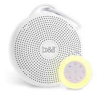 b&h Macchina portatile per il rumore bianco con luce notturna - Macchina del suono per bambini, altoparlante Bluetooth, 24 suoni lenitivi, luce 9 colori, timer, macchina del sonno ricaricabile per