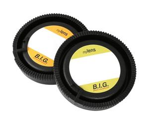 B.I.G. Mylens Sony Un set di copriobiettivo posteriore da 2
