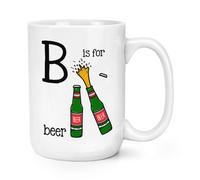 B Is Per Birra 426ml Grande Tazza - Divertente Alfabeto Lager Ipa Papà