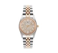 B JACQUES DU MANOIR Orologio Analogico al Quarzo Svizzero Donna con Cinturino in Acciaio Inossidabile JWL01104