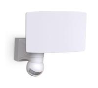 B.K.Licht Faro LED esterno con sensore di movimento e crepuscolare, luce bianca naturale 4000K, luce di sicurezza con accensione automatica, 20W, IP44, lampada da parete, faretto bianco, 230V