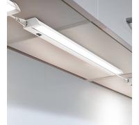 B.K.Licht - Lampada sottopensile cucina LED con interruttore on/off, luce bianca neutra, orientabile, lampada sottopensile, lampada led sottopensile, lampada cucina, 54,7x6,1x2,4cm, bianco