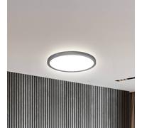 B.K.Licht - Pannello LED a luce indiretta, telecomando, luce colorata RGB+W, pannello LED soffitto, pannelli led, pannelli led soffitto, pannelli luminosi led, led rgb panello, 29x3 cm, nero