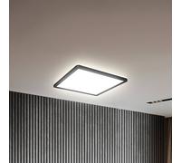 B.K. Licht Pannello LED Slim telecomando RGBW, 29 x 29 cm, nero, retroilluminazione B.K. Licht