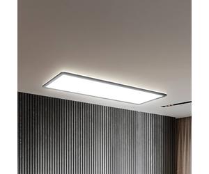 B.K. Licht Pannello LED Slim telecomando RGBW, 58 x 20 cm, nero, retroilluminazione B.K. Licht