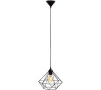 B. K. Licht Sospensione Retrò Filo Vintage Industriale Nero Ø32cm Max. 40W