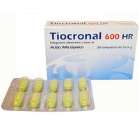 b.l.v. pharma group srl Tiocronal 600hr 20compresse