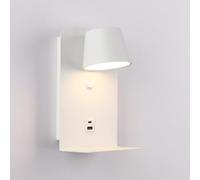 B·LED BARCELONA LED Applique da parete per lettura BASKOP - Porta USB + USB-C - 6W