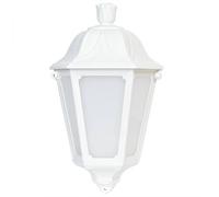 B·LED BARCELONA LED BarcelonaLED Fumagalli - Lampada da parete esterna IP55 in resina stile rustico classico bianco con attacco E27 per terrazza porta giardino
