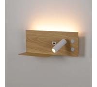 B·LED BARCELONA LED Lampada da lettura con porta USB Kerta (destra) - Doppia illuminazione - 3W+7W