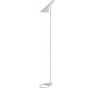 BarcelonaLED Piantana Lampada da Terra LED Design Moderno in Metallo Nordico Bianco con Attacco E27 Interruttore a Pedale per Interna da Pavimento Soggiorno Salotto Studio