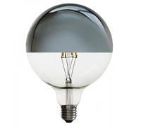 B·LED BARCELONA LED Lampadina decorativa argentata a specchio - E27 G125-6W - 30