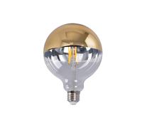 B·LED BARCELONA LED Lampadina decorativa dorata a specchio - E27 G125-6W - 3000K