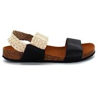 B M BERNIE MEV NEW YORK Women's Betty Open Sandals - Sandalo in memory foam, oro chiaro, 39 EU