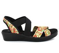 B M BERNIE MEV NEW YORK Women's Lisa Sandal - Sandalo basso con memory foam, Agrumi, 36 EU