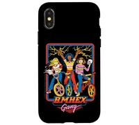 B.M.Hex Gang Girl Bike Retro Vintage Funny Adult Humor Custodia per iPhone X/XS