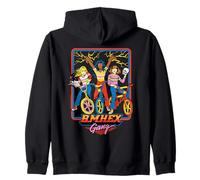 B.M.Hex Gang Girl Bike Retro Vintage Funny Adult Humor Felpa con Cappuccio