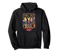 B.M.Hex Gang Girl Bike Retro Vintage Funny Adult Humor Felpa con Cappuccio
