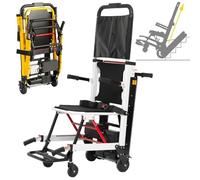 B, Montascale per Camion A Mano Elettrico Carrello Montascale Elettrico Cingolato Pieghevole Sedia A Rotelle Manuale per Salire Le Scale per Disabili Anziani