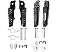 B Per CBR600RR 2003-2019 Per CBR1000RR 2004-2020 Per CB1000R 2008-2020 Poggiapiedi Pedane Motocicletta Pilota Passeggero Pedale Anteriore Posteriore Parti Di Aggiornamento(Black,Set)