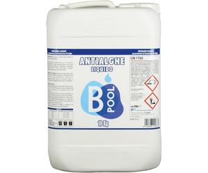 B Pool ANTIALGHE LIQUIDO 10 Kg per ACQUA PISCINA ALGHICIDA contro ALGHE BATTERI
