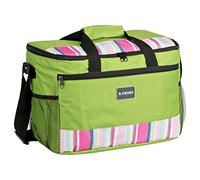 B.PRIME Borsa Termica 20L Classic - Verde - 36 x 26 x 22 cm - Borsa Isolante Termica Borsa frigo da Campeggio Picnic Outdoor Viaggi Acquisti Auto Sport