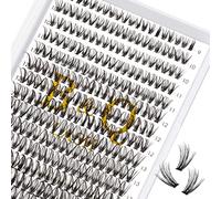 B&Q Manga Lashes Extension per ciglia - 280 pezzi cenere a grappolo, naturale 30D, morbide ciglia finte, 9 - 16 Mix, Black Lash Clusters