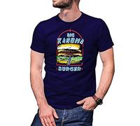 B&S Boutique Big Kahuna Burger That's a Tasty Burger Samuel Jackson T-Shirt da Uomo Blu Navy Size M