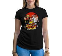 B&S Boutique Sweep The Leg Inspired by Karate Kid Cobra Maglietta Donna Nera Size S